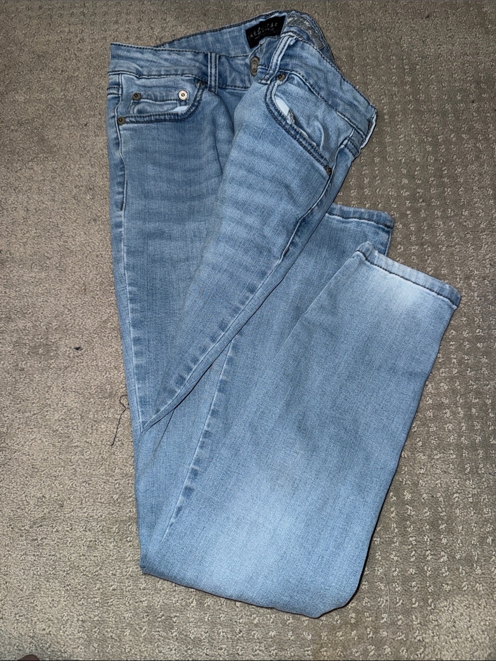 Light Wash Skinny Jeans